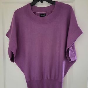 SOAKED In Luxury Purple Crew Neck Top. Size Small.